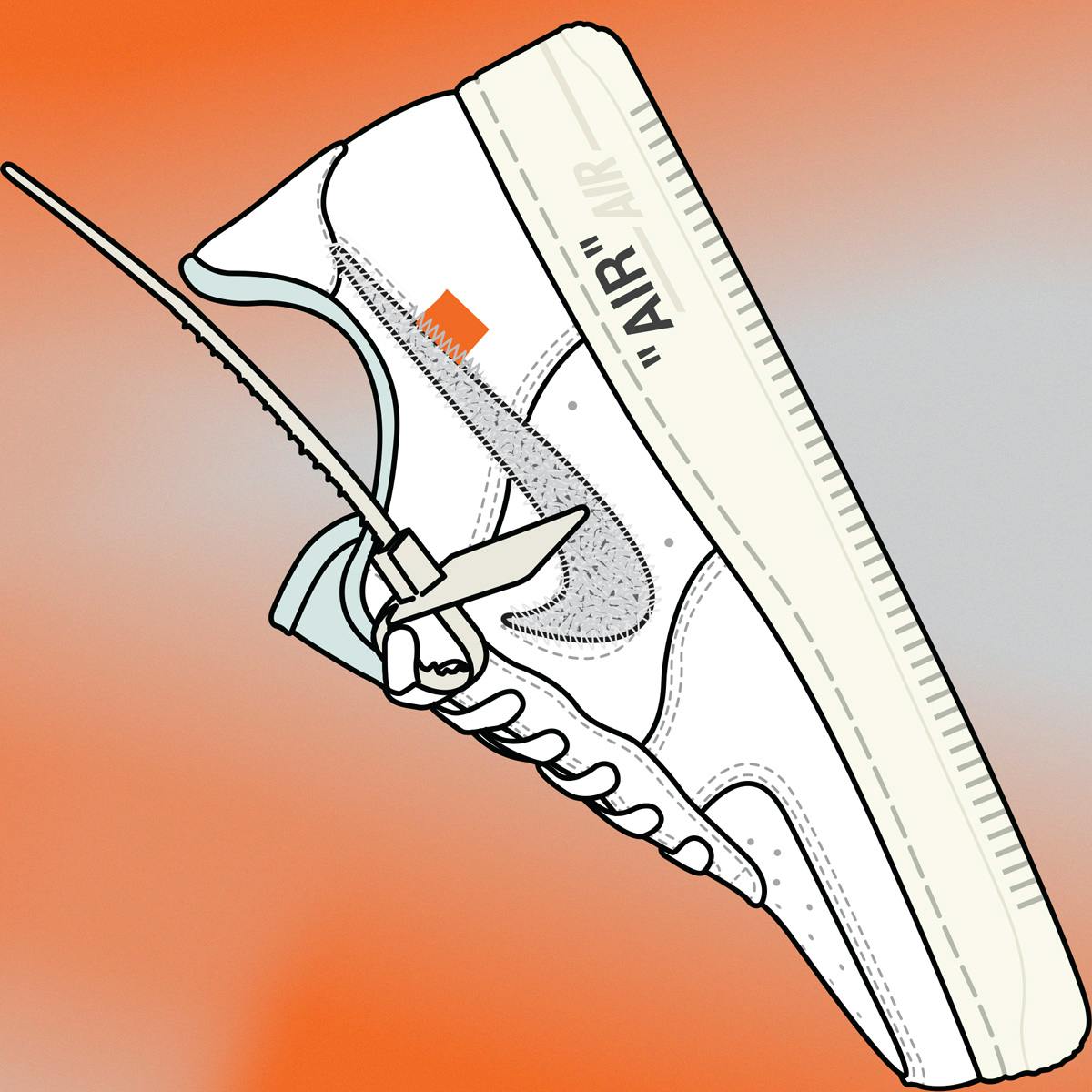 white air forces drawing